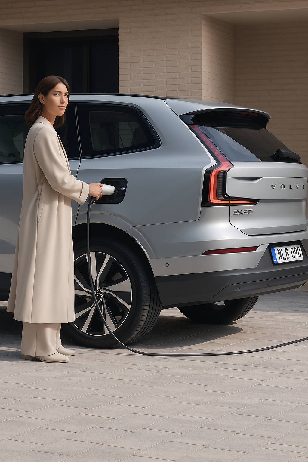 Cargador para auto eléctrico